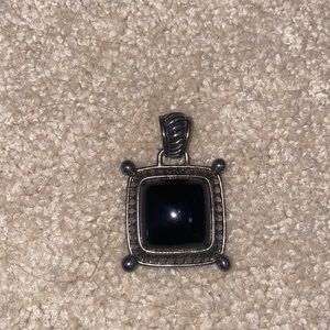 Black Necklace Pendant (brand unknown- pictured though)
